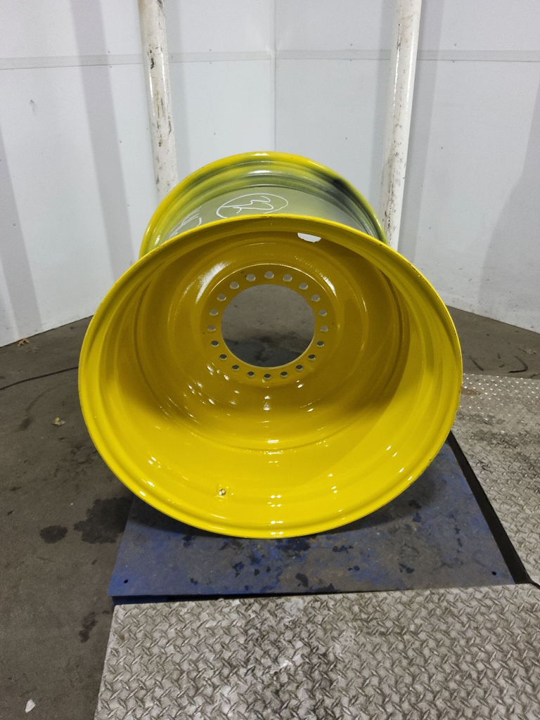 27"W x 32"D, John Deere Yellow 20-Hole Formed Plate 27X32 20 hole JD