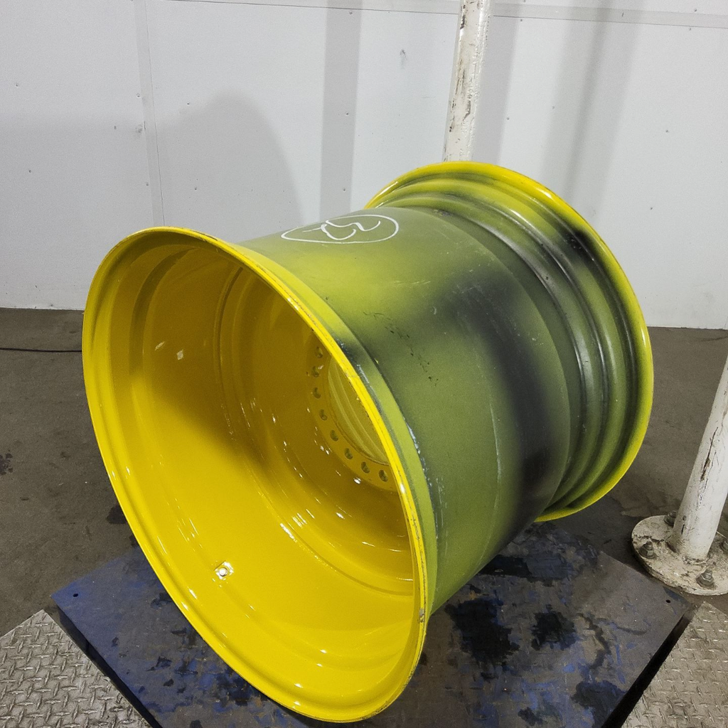 27"W x 32"D, John Deere Yellow 20-Hole Formed Plate 27X32 20 hole JD