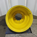 13"W x 34"D, John Deere Yellow 12-Hole FWA Direct Bolt Dual