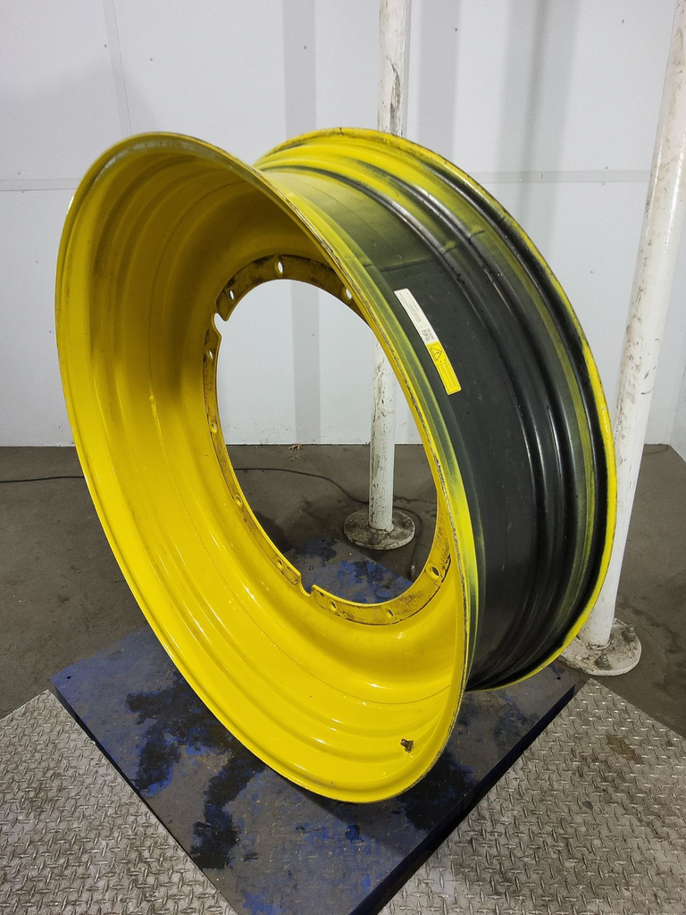 15"W x 50"D, John Deere Yellow 12-Hole Stub Disc