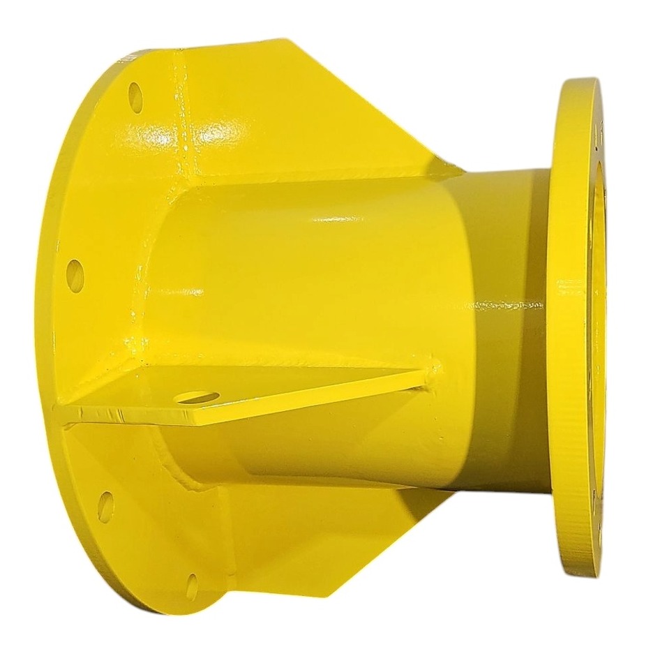 8 to 10-Hole 14.5"L Hub Extension(2-pc Spool Style), John Deere Yellow