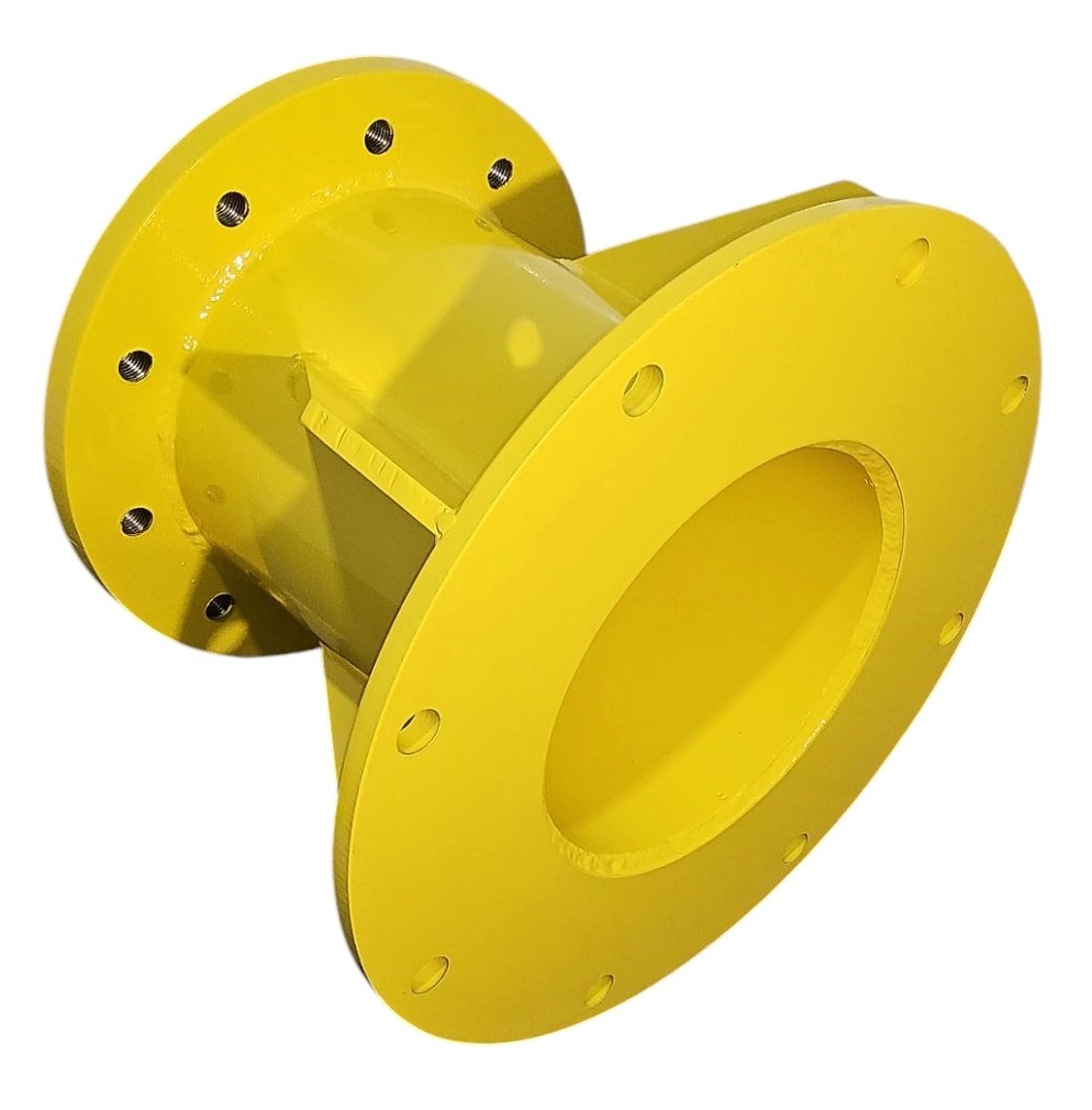8 to 10-Hole 14.5"L Hub Extension(2-pc Spool Style), John Deere Yellow
