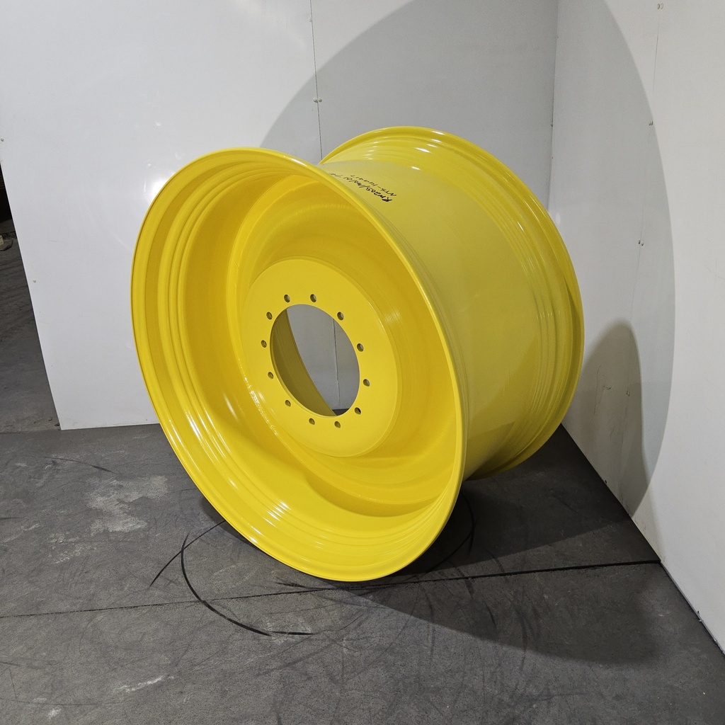 25"W x 46"D, John Deere Yellow 12-Hole Spun Disc
