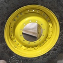 480/70R34 Firestone Radial 9000 R-1W on John Deere Yellow 12-Hole Waffle Wheel (Groups of 3 bolts) 90%