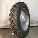 480/80R50 Mitas AC85 Radial R-1W on Case IH Silver Mist 10-Hole Formed Plate W/Weight Holes 80%