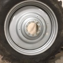 480/80R50 Mitas AC85 Radial R-1W on Case IH Silver Mist 10-Hole Formed Plate W/Weight Holes 80%