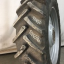 480/80R50 Mitas AC85 Radial R-1W on Case IH Silver Mist 10-Hole Formed Plate W/Weight Holes 80%