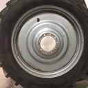 480/80R50 Mitas AC85 Radial R-1W on Case IH Silver Mist 10-Hole Formed Plate W/Weight Holes 80%