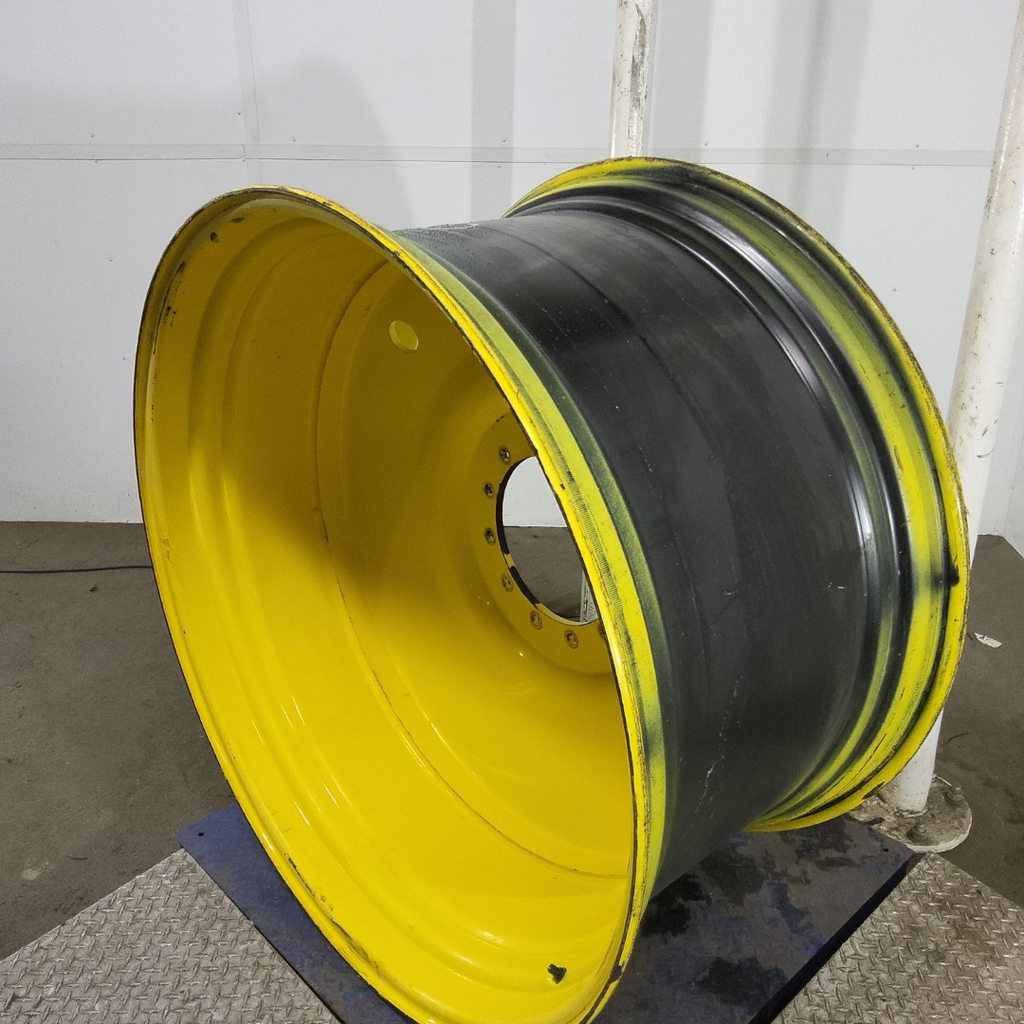 25"W x 46"D, John Deere Yellow 12-Hole Formed Plate