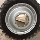 10"W x 38"D, Case IH Silver Mist 12-Hole Spun Disc