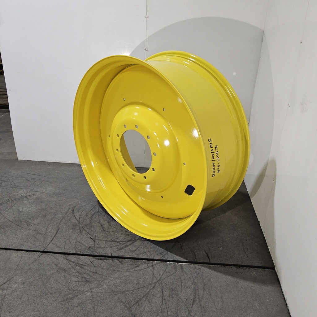 16"W x 42"D, John Deere Yellow 10-Hole Formed Plate