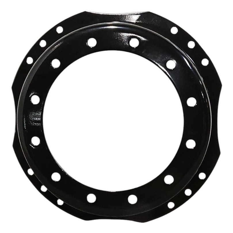 12-Hole Waffle Wheel (Groups of 3 bolts) Center for 28"-30" Rim, Black
