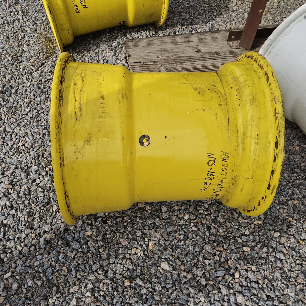 18"W x 16.1"D, John Deere Yellow 8-Hole Implement