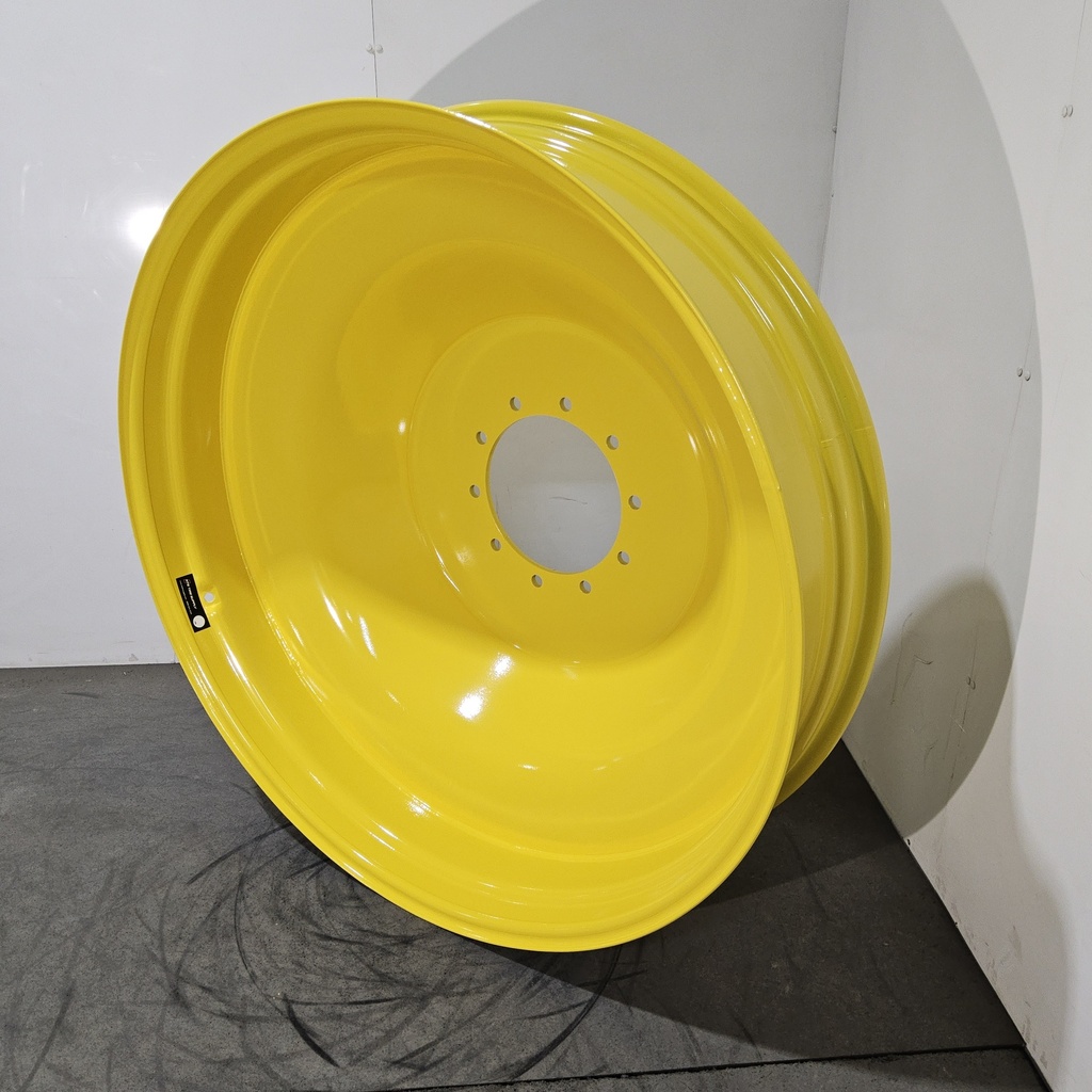 10"W x 46"D, John Deere Yellow 10-Hole Spun Disc