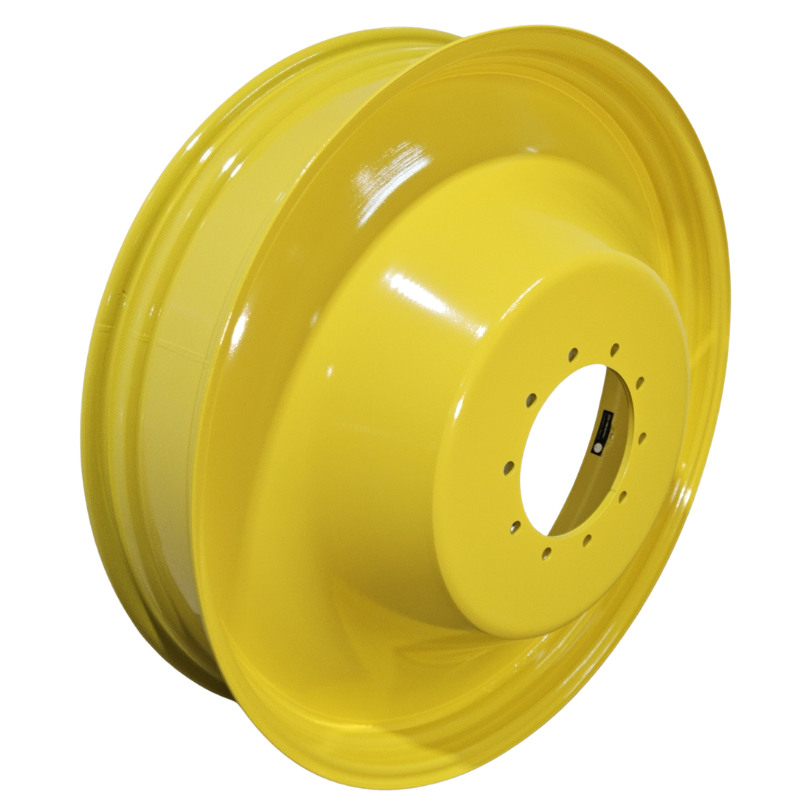 10"W x 46"D, John Deere Yellow 10-Hole Spun Disc