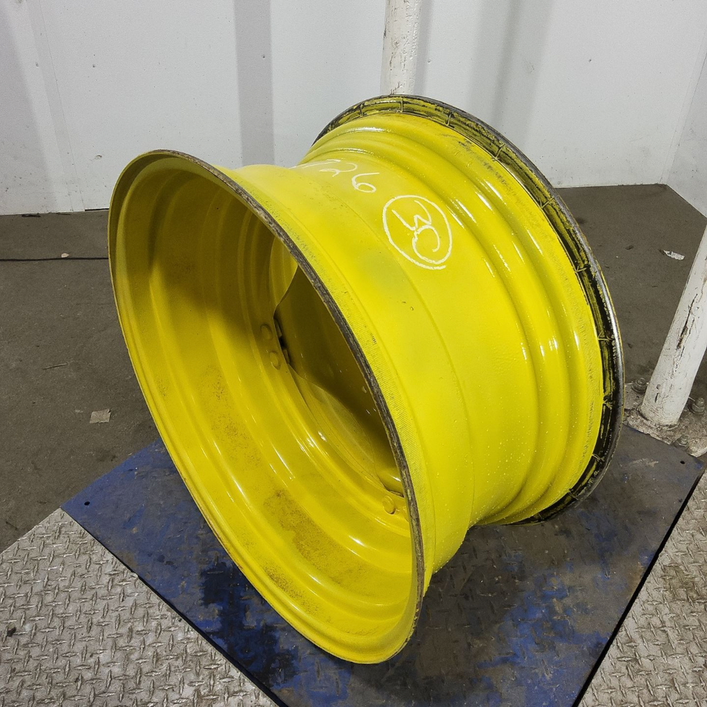 15"W x 30"D, John Deere Yellow 8-Hole Stub Disc (groups of 2 bolts)