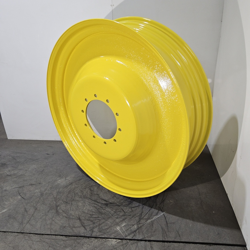 12"W x 46"D, John Deere Yellow 10-Hole Spun Disc
