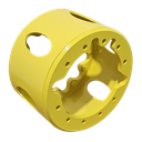 12-Hole 13.5"L FWD Spacer, John Deere Yellow
