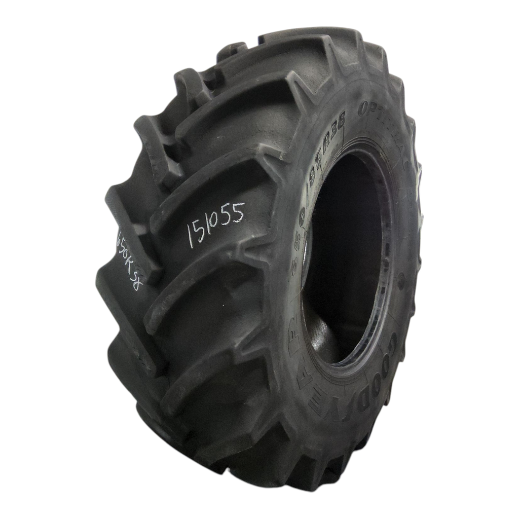 650/85R38 Goodyear Farm DT824 Optitrac R-1W 173A8 80%