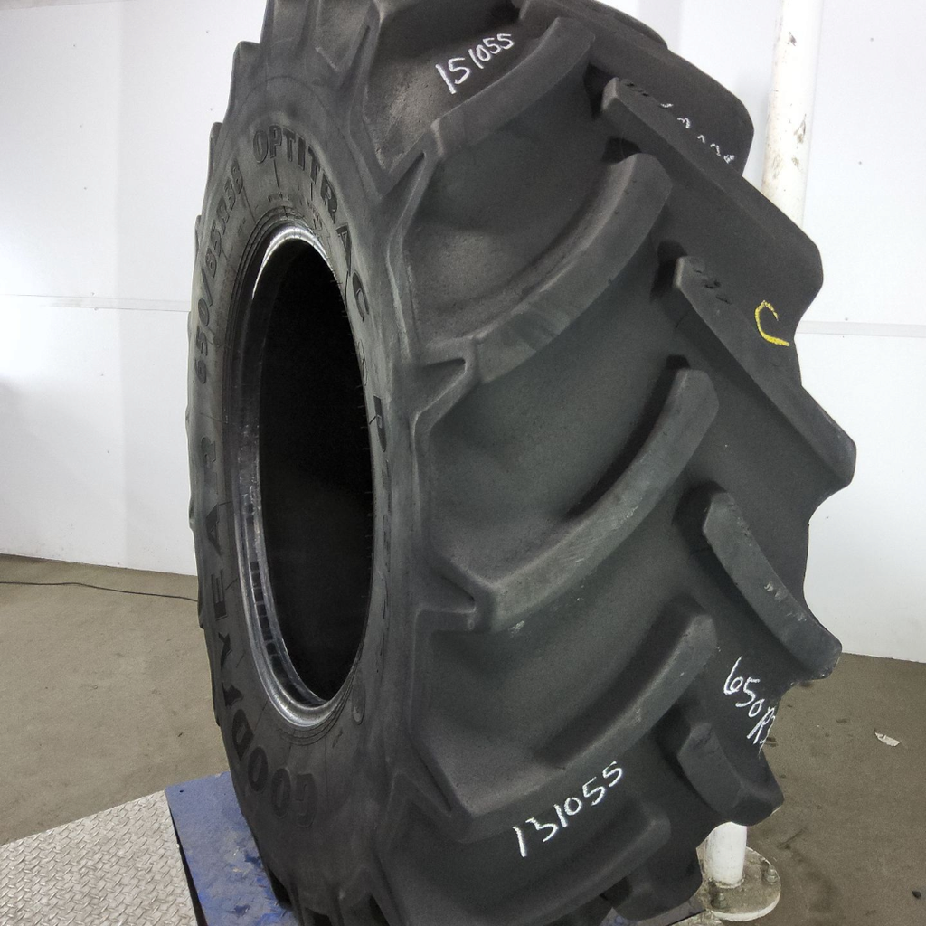 650/85R38 Goodyear Farm DT824 Optitrac R-1W 173A8 80%