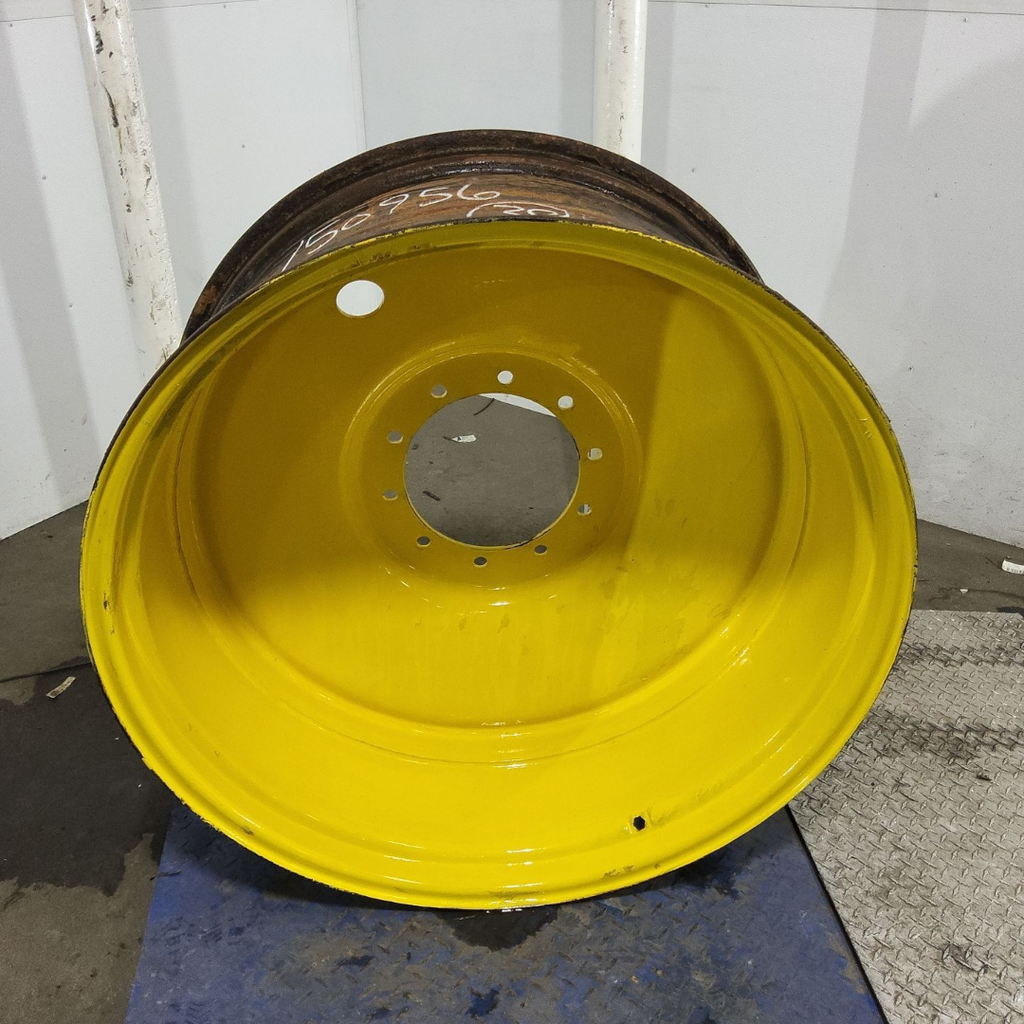 18"W x 38"D, John Deere Yellow 10-Hole Formed Plate