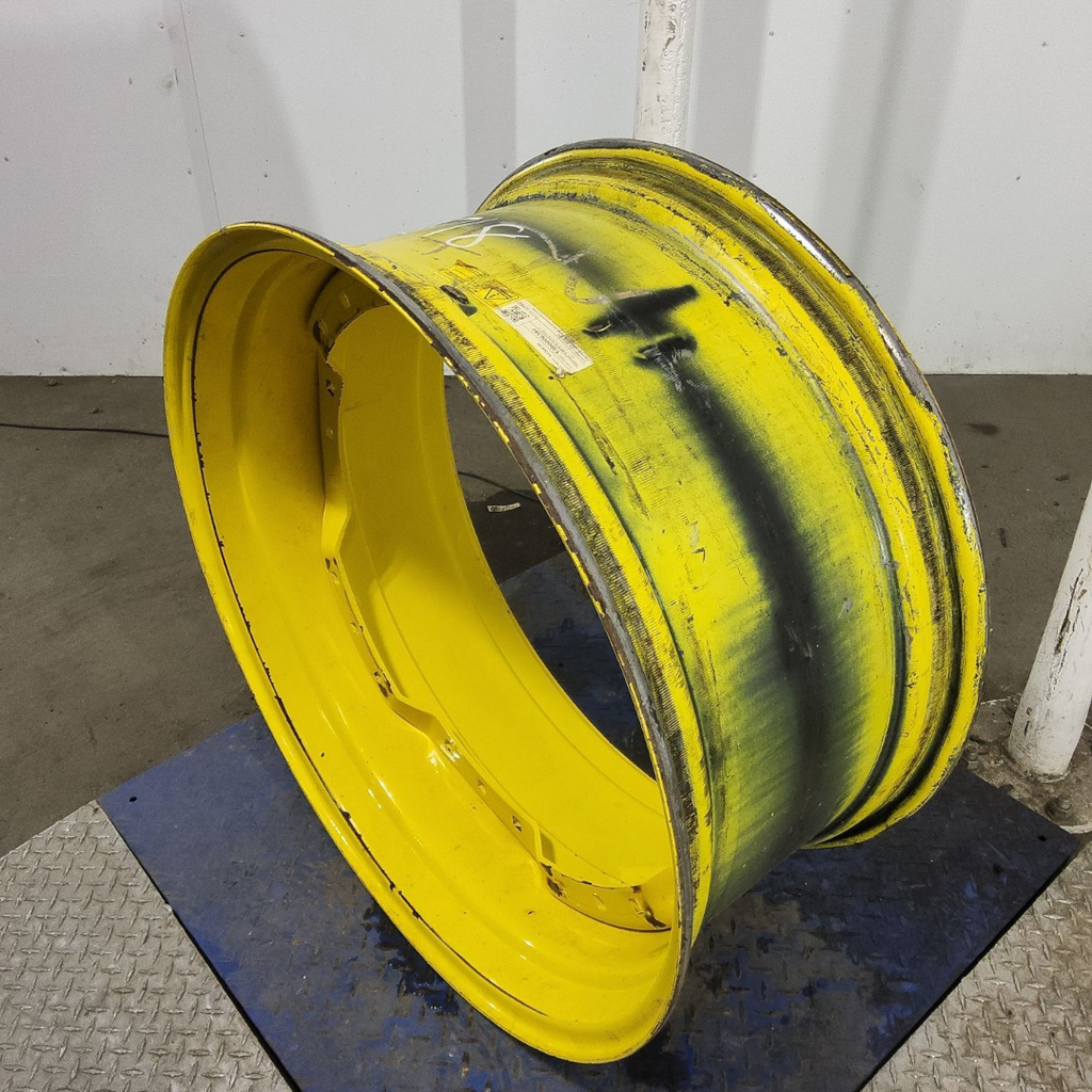 15"W x 34"D, John Deere Yellow 12-Hole Waffle Wheel (Groups of 3 bolts)
