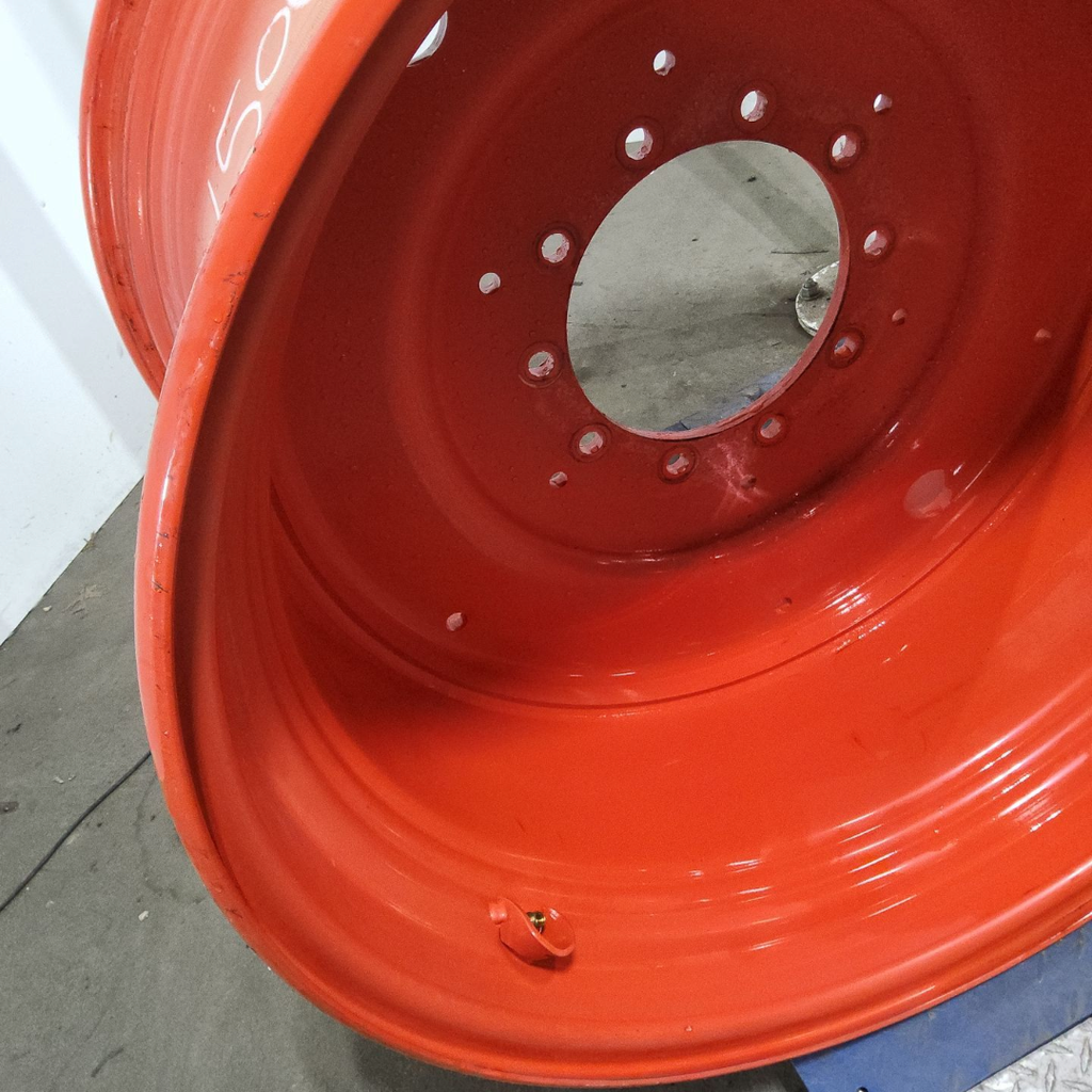 27"W x 38"D, Fendt/Agco Red 10-Hole Formed Plate