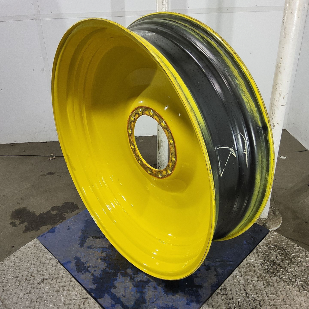 12"W x 46"D, John Deere Yellow 12-Hole Bubble Disc