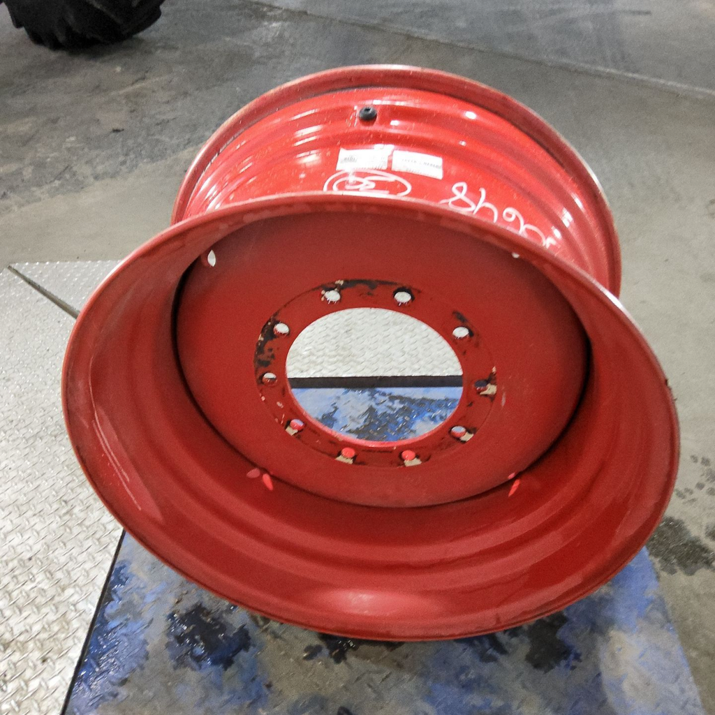 16"W x 30"D, Fendt/Agco Red 10-Hole Formed Plate