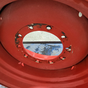 16"W x 30"D, Fendt/Agco Red 10-Hole Formed Plate