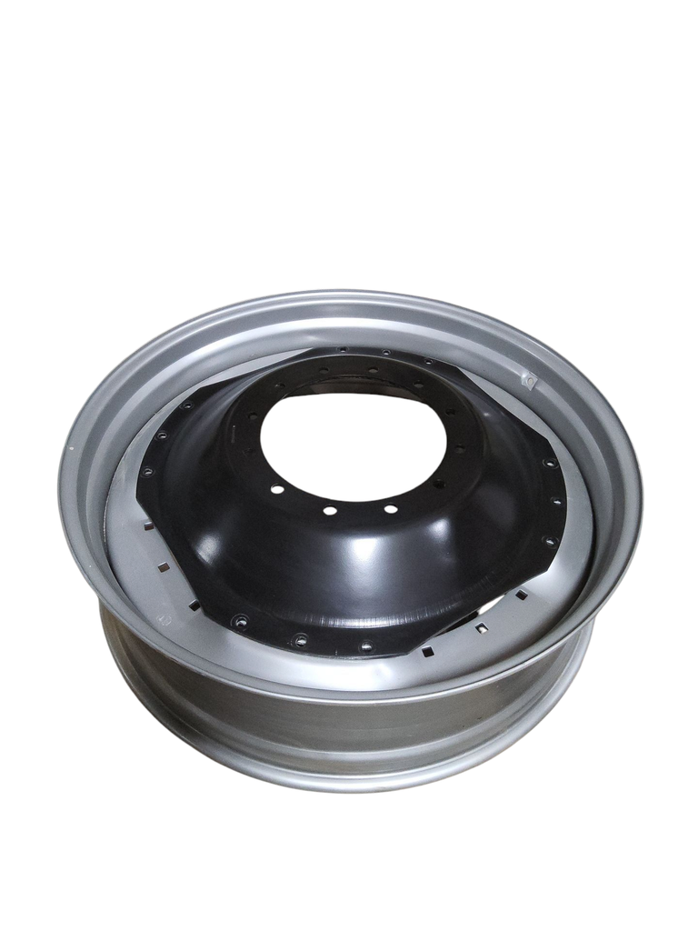 12-Hole Waffle Wheel (Groups of 3 bolts) Center for 38"-54" Rim, Flat Black