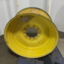 18"W x 38"D, John Deere Yellow 10-Hole Formed Plate