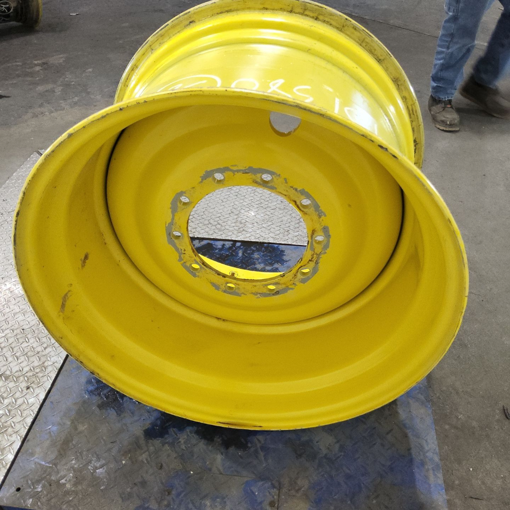 21"W x 32"D, John Deere Yellow 10-Hole Formed Plate