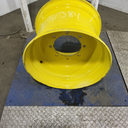 16"W x 22.5"D, John Deere Yellow 8-Hole Formed Plate