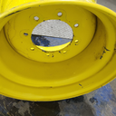 16"W x 22.5"D, John Deere Yellow 8-Hole Formed Plate