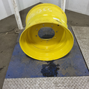 16"W x 22.5"D, John Deere Yellow 8-Hole Formed Plate