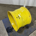 16"W x 22.5"D, John Deere Yellow 8-Hole Formed Plate
