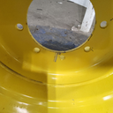 16"W x 22.5"D, John Deere Yellow 8-Hole Formed Plate