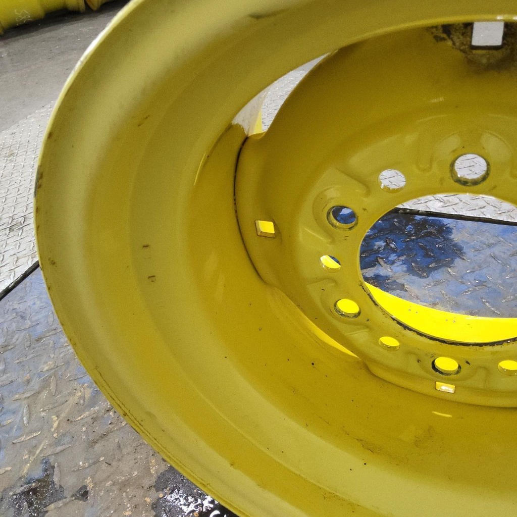 10"W x 15"D, John Deere Yellow 6-Hole Implement