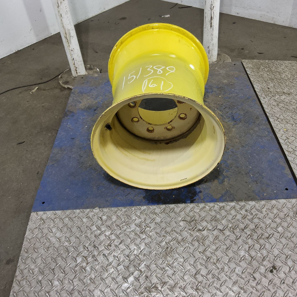 18"W x 16.1"D, John Deere Yellow 8-Hole Implement
