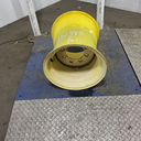 18"W x 16.1"D, John Deere Yellow 8-Hole Implement