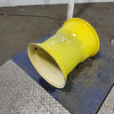 18"W x 16.1"D, John Deere Yellow 8-Hole Implement