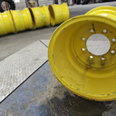 18"W x 16.1"D, John Deere Yellow 8-Hole Implement
