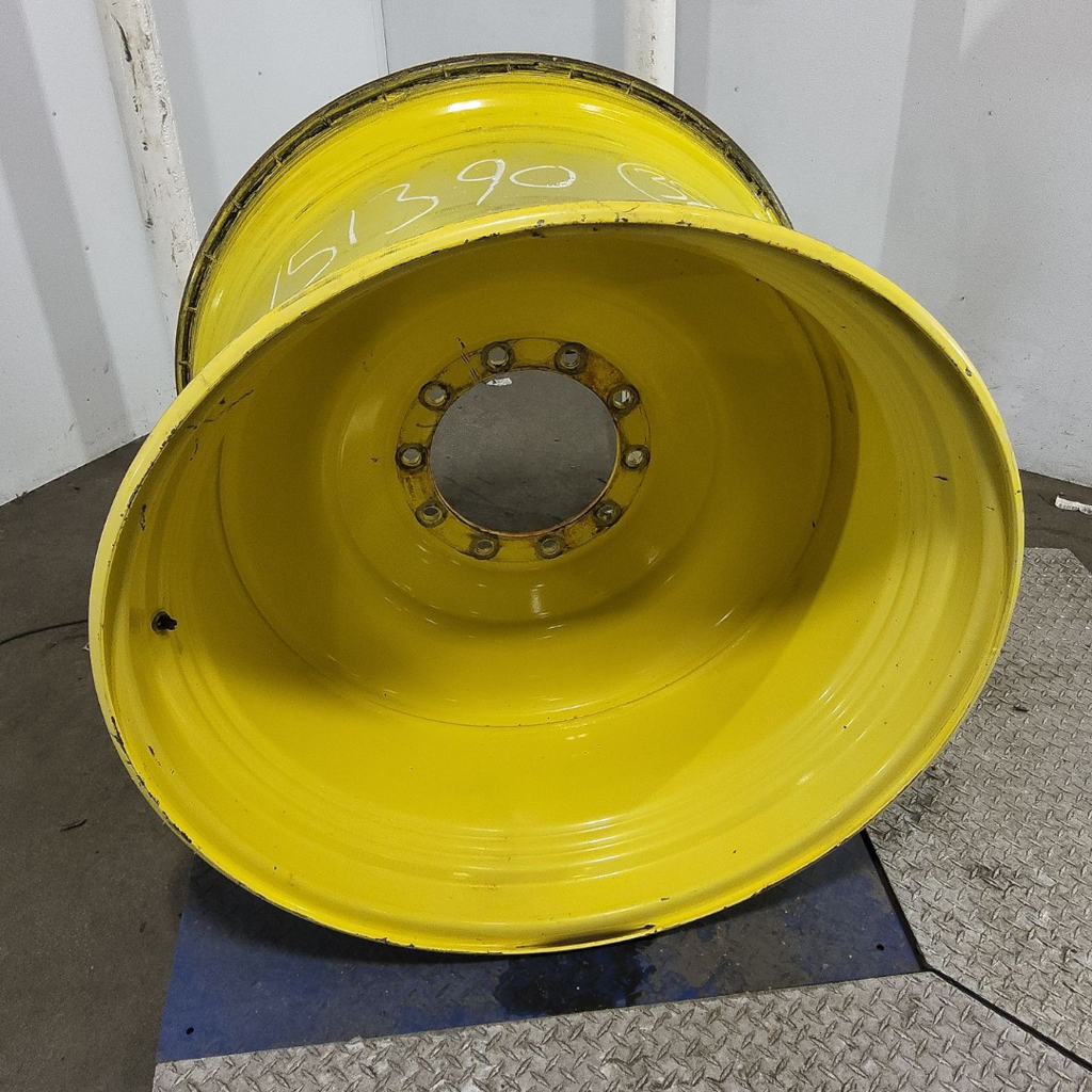 25"W x 38"D, John Deere Yellow 10-Hole Formed Plate