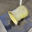 16"W x 16.1"D, John Deere Yellow 8-Hole Implement