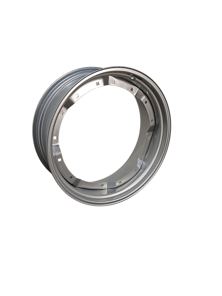 13"W x 34"D, Case IH Silver Mist 8-Hole Waffle Wheel (Groups of 2 Bolts)