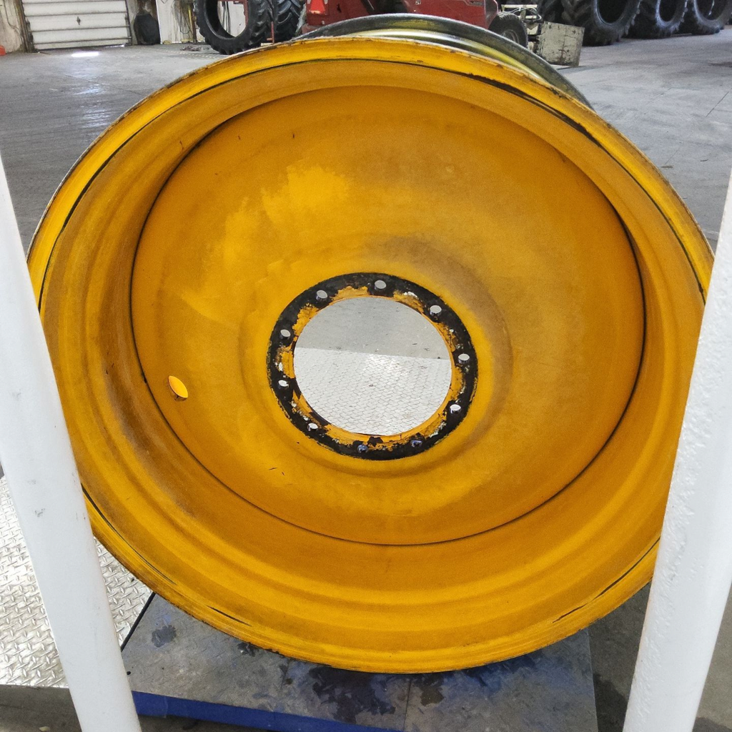28"W x 46"D, Hagie Orange 10-Hole Formed Plate Sprayer