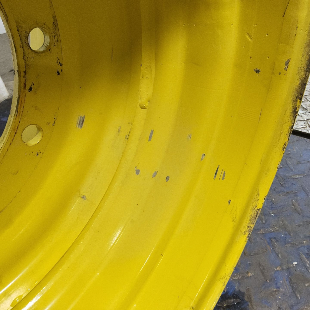 20"W x 26"D, John Deere Yellow 10-Hole Formed Plate
