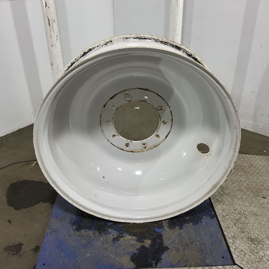 10"W x 38"D, New Holland White 10-Hole Formed Plate