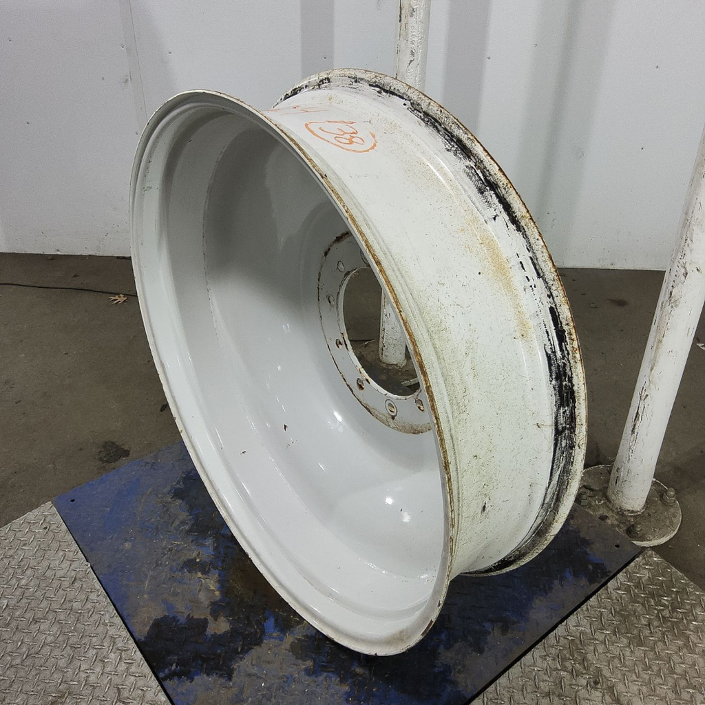 10"W x 38"D, New Holland White 10-Hole Formed Plate